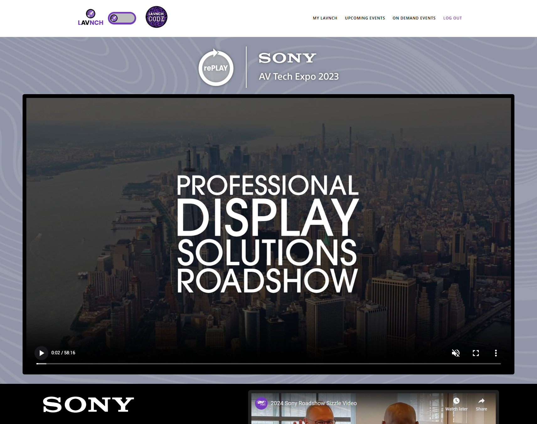 SONY Event